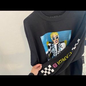 Cardi B sweater